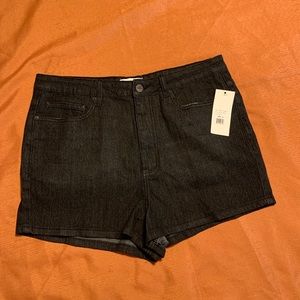 Sugarhigh Black Denium Shorts Size 31 New